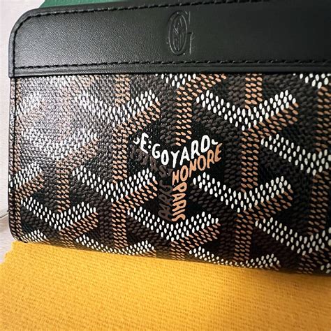 black goyard wallet|Goyard matignon mini wallet price.